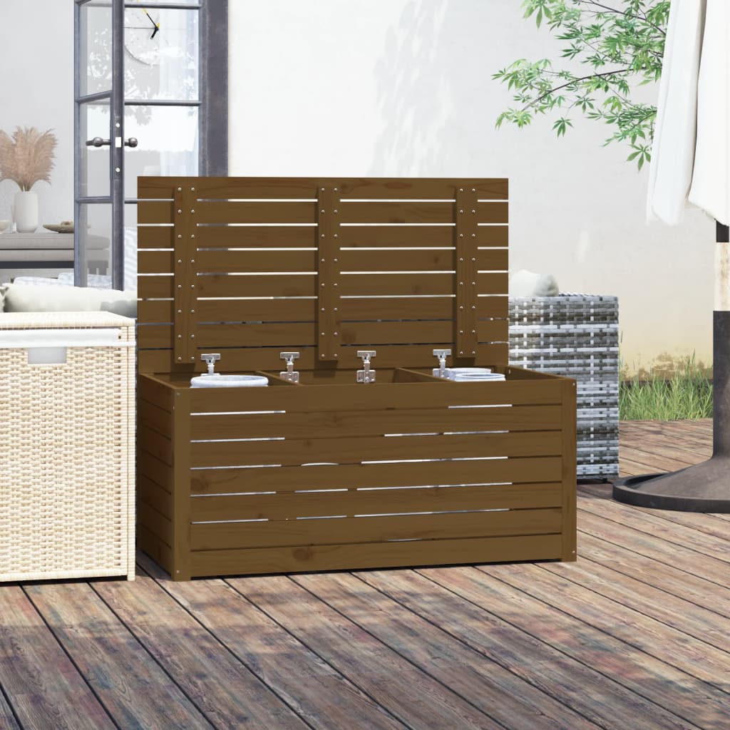Gartenbox 101x50,5x46,5 cm Massivholz Kiefer