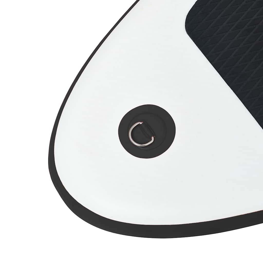 Aufblasbares SUP-Board mit Segel Set Rot und Weiß