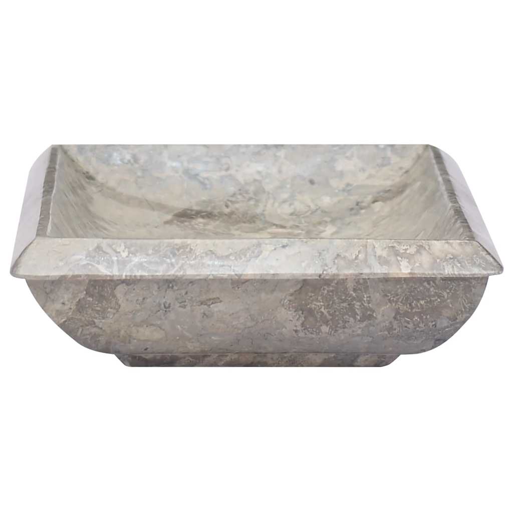 Waschbecken Creme 50x35x10 cm Marmor