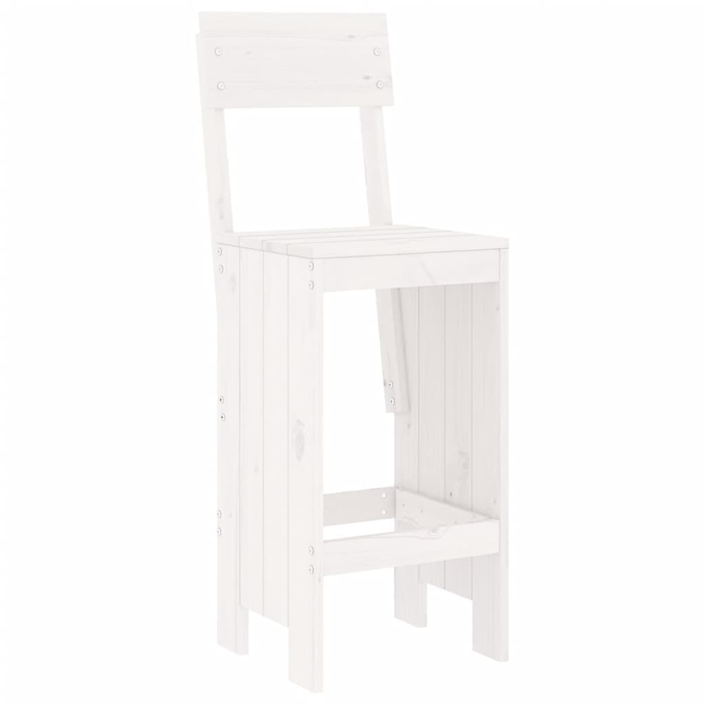 Barhocker 2 Stk. 40x42x120 cm Massivholz Kiefer