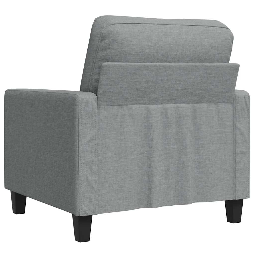 3-Sitzer-Sofa Hellgrau 180 cm Stoff