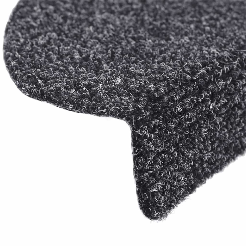 Stufenmatten Selbstklebend 15 Stk. 56x17x3 cm Hellbraun Halbrund