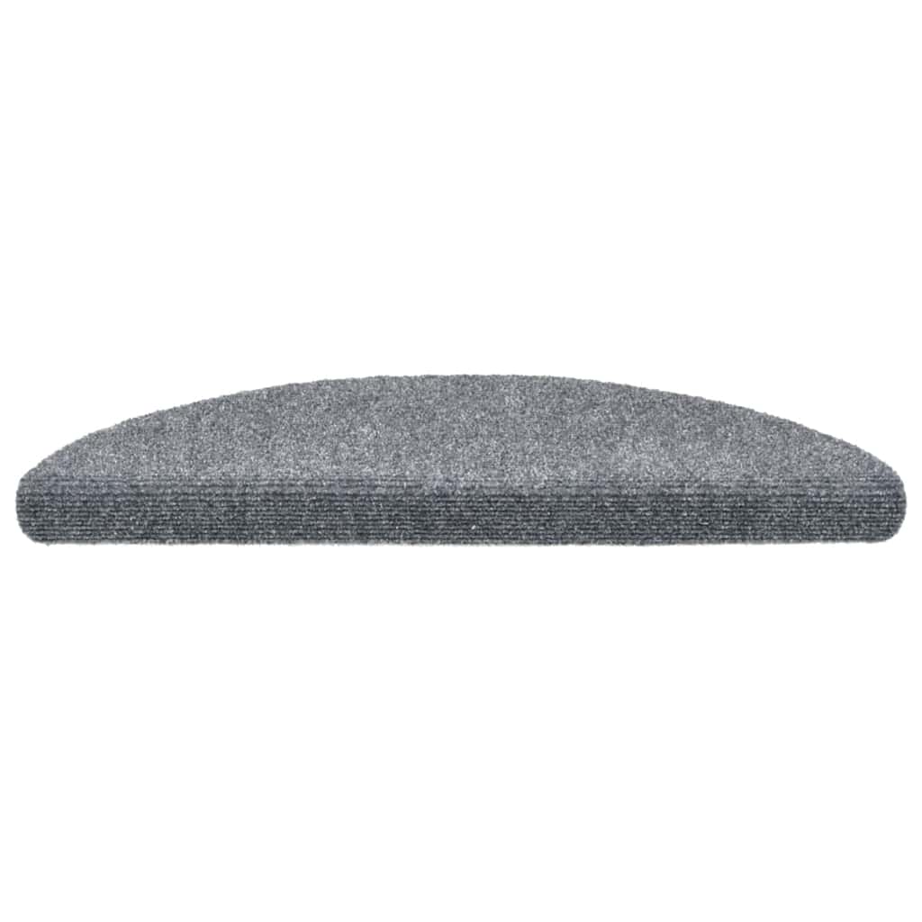Stufenmatten Selbstklebend 15 Stk. 56x17x3 cm Hellbraun Halbrund