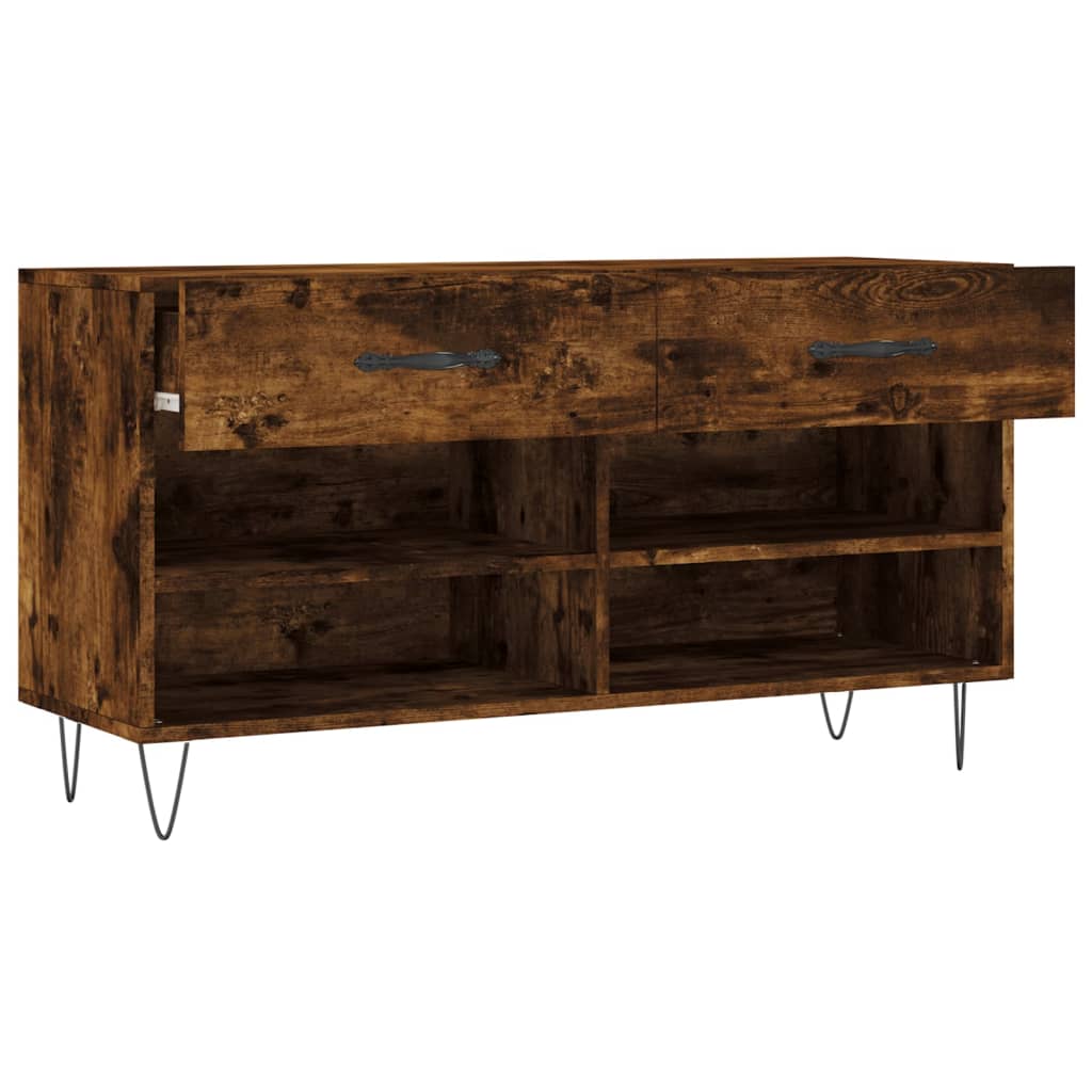 Schuhbank Weiß 102x35x55 cm Holzwerkstoff