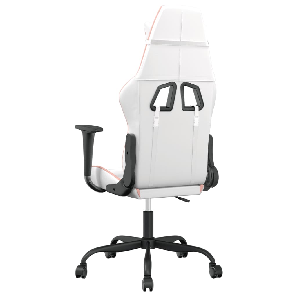 Gaming-Stuhl mit Massagefunktion Schwarz und Rot Kunstleder