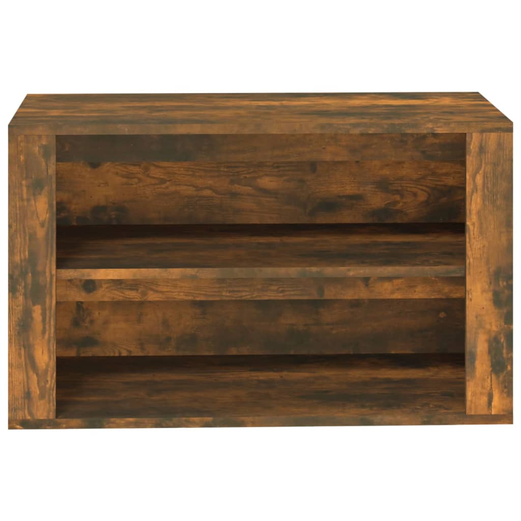 Schuhregal Weiß 75x35x45 cm Holzwerkstoff
