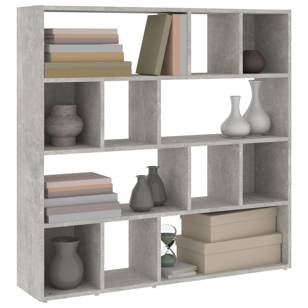 Bücherregal/Raumteiler Weiß 105x24x102 cm