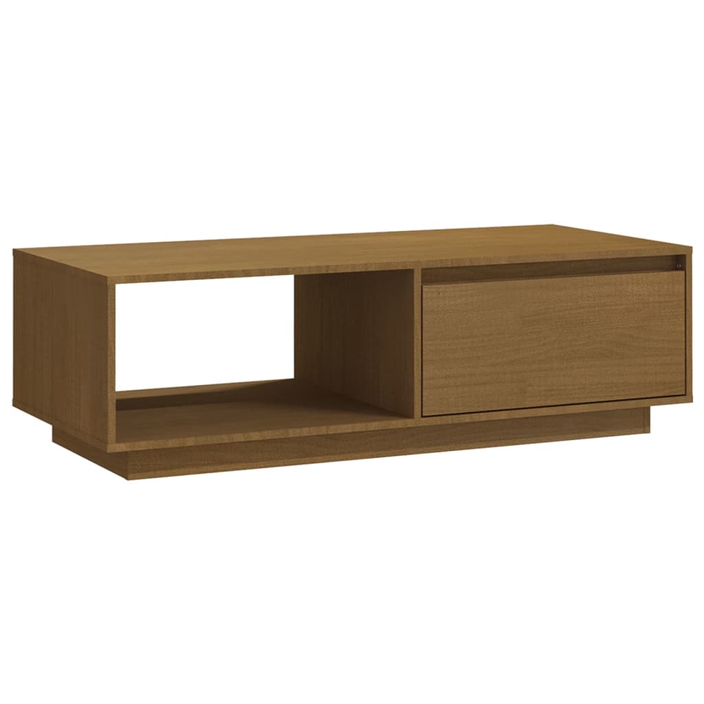 Couchtisch 110x50x33,5 cm Massivholz Kiefer