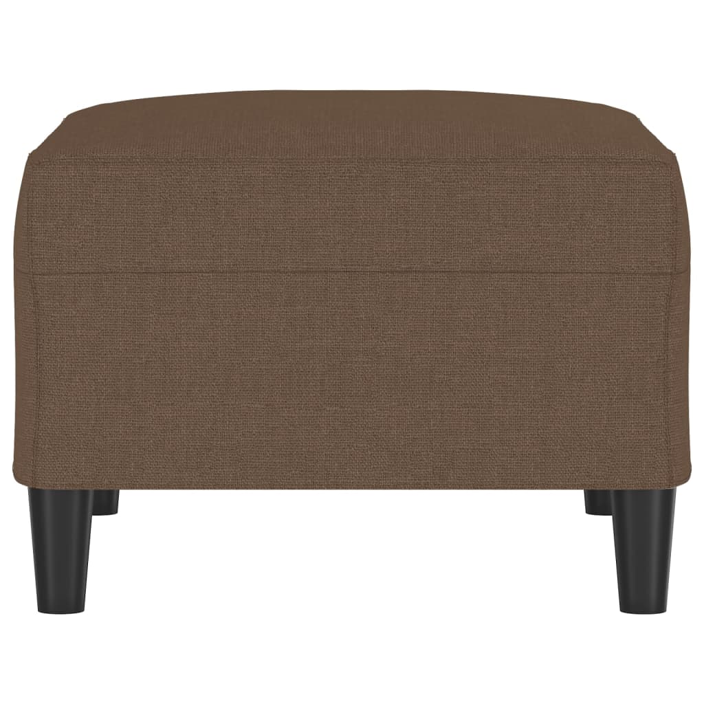 Fußhocker Hellgrau 60x50x41 cm Stoff