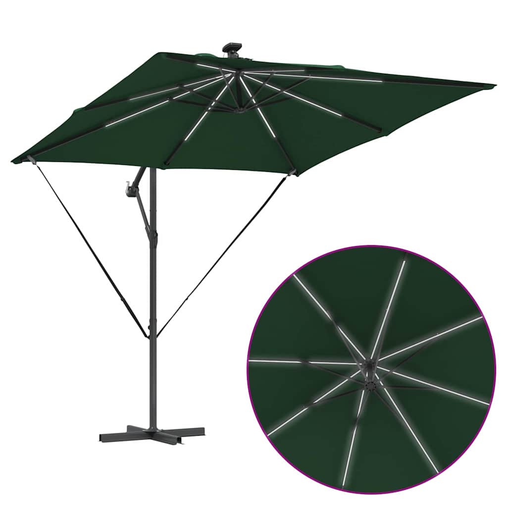 Sonnenschirm Sand 249 x 249 x 250 cm Polyester und Aluminium