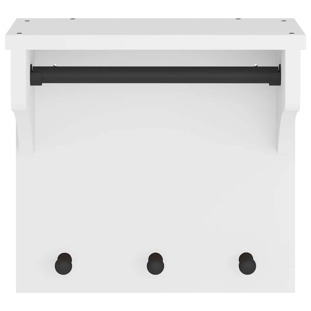 Wandgarderobe SANDNES 43x30x42 cm Massivholz Kiefer