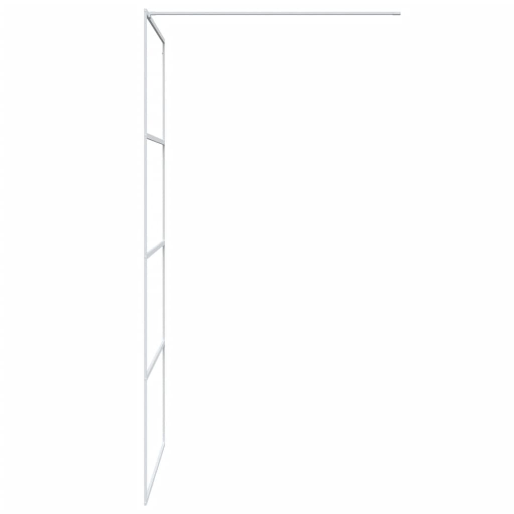 Duschwand für Begehbare Dusche mit Klarem ESG Glas 80x195 cm