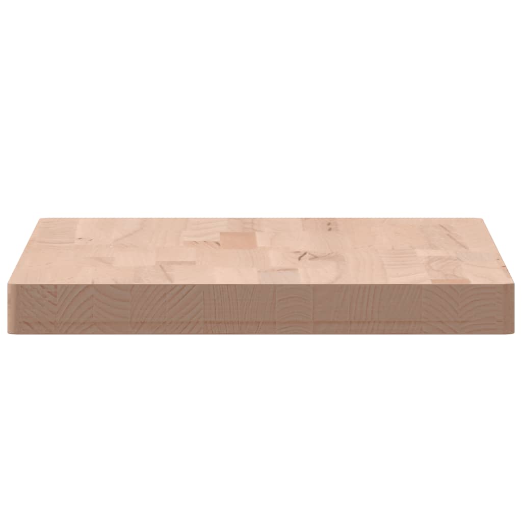 Tischplatte 80x40x1,5 cm Rechteckig Massivholz Buche