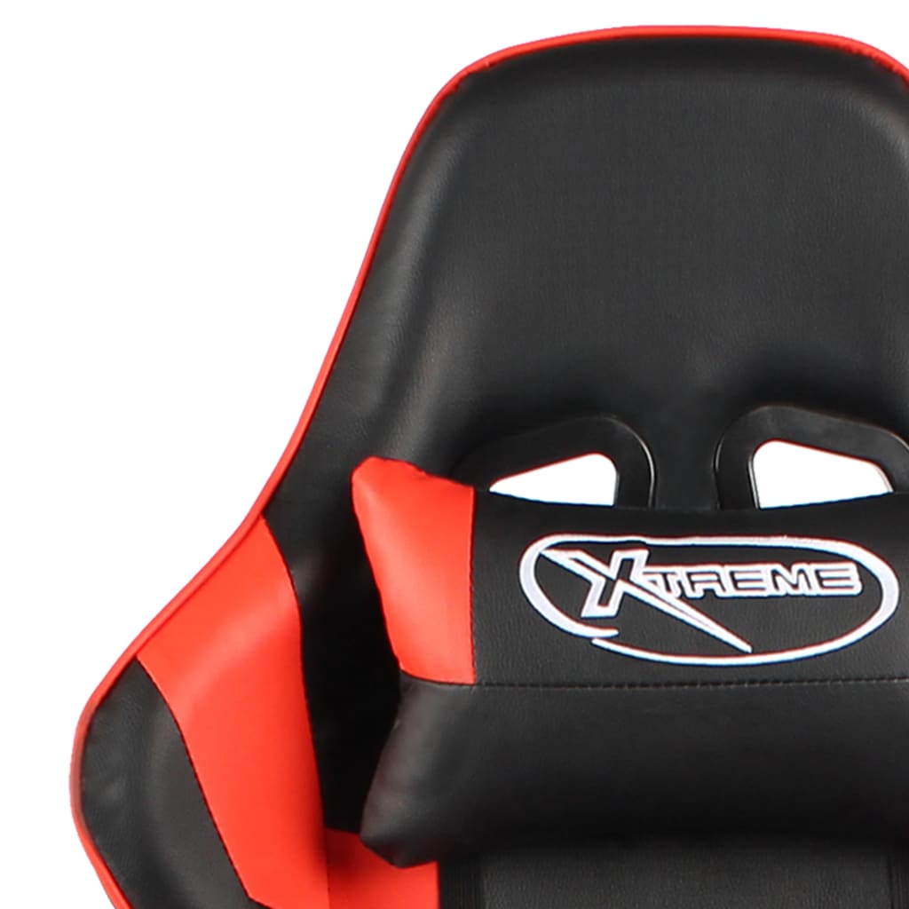 Gaming-Stuhl Drehbar Blau PVC