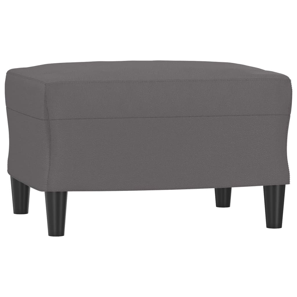 Fußhocker Schwarz 60x50x41 cm Kunstleder
