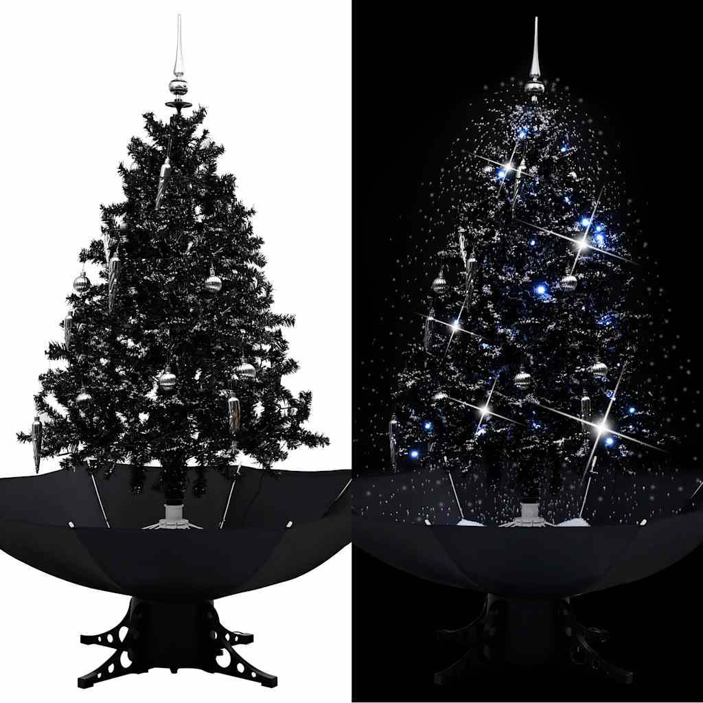 Schneiender Weihnachtsbaum mit Schirmfuß Grün 75 cm