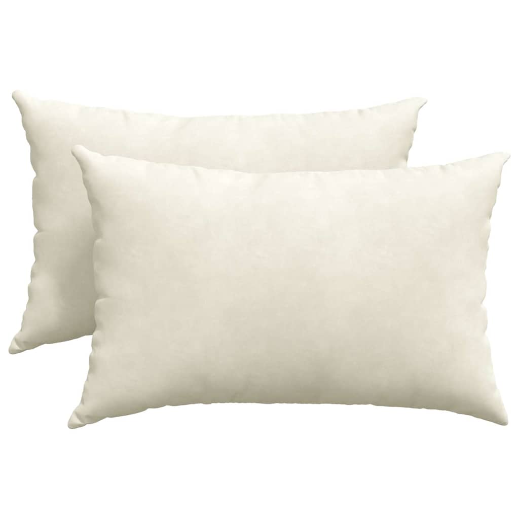 Sofakissen 2 Stück Blau 50 x 30 cm Cordstoff