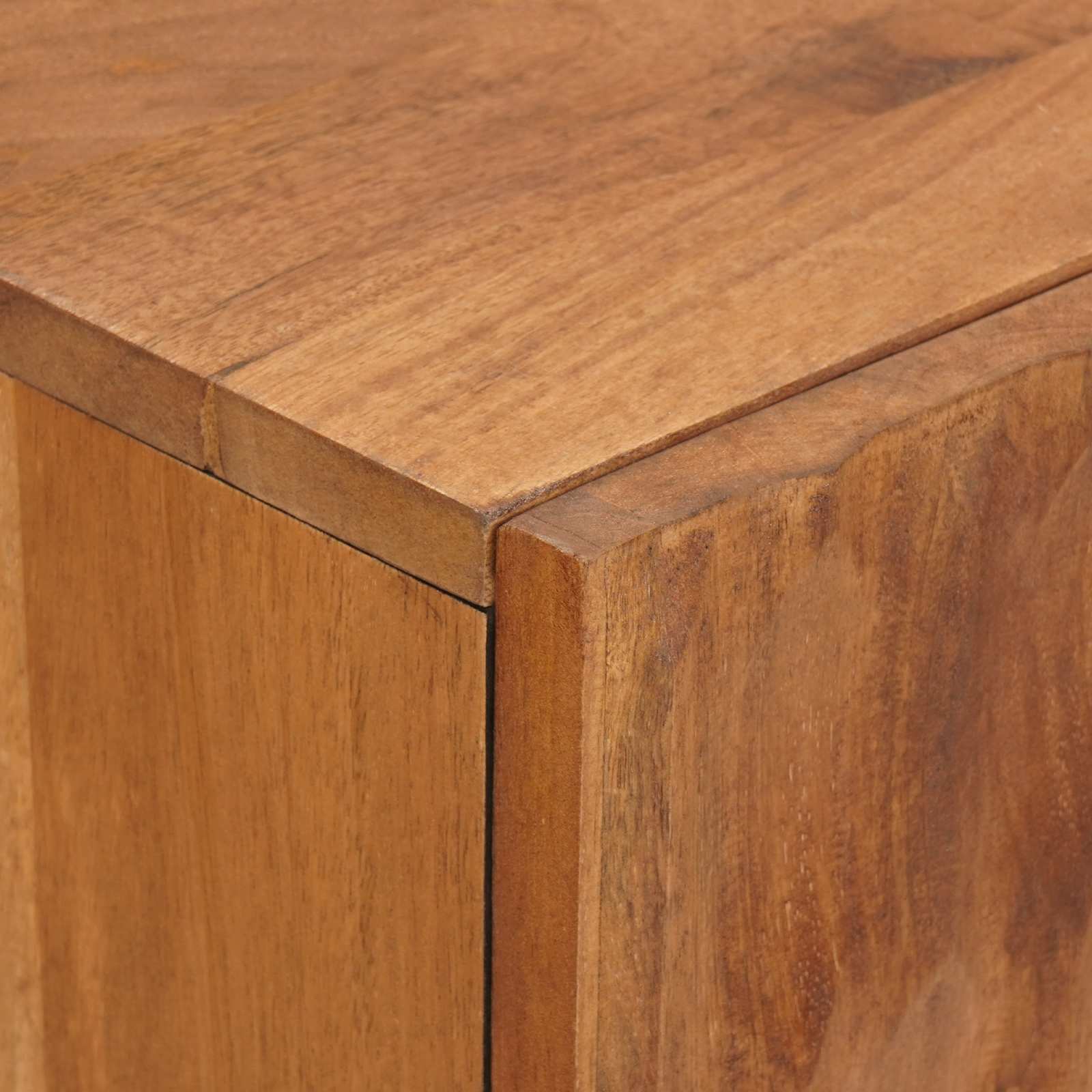 Sideboard mit Regal Weiße gewaschene Oberfläche 90 x 33 x 75 cm