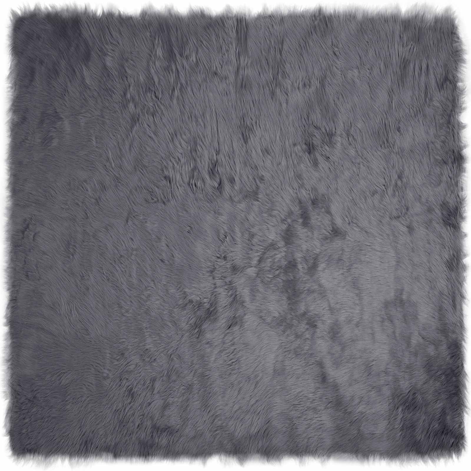 Teppich aus Kunstschaffell TAFALLA Weiß 60 x 110 cm Polyester