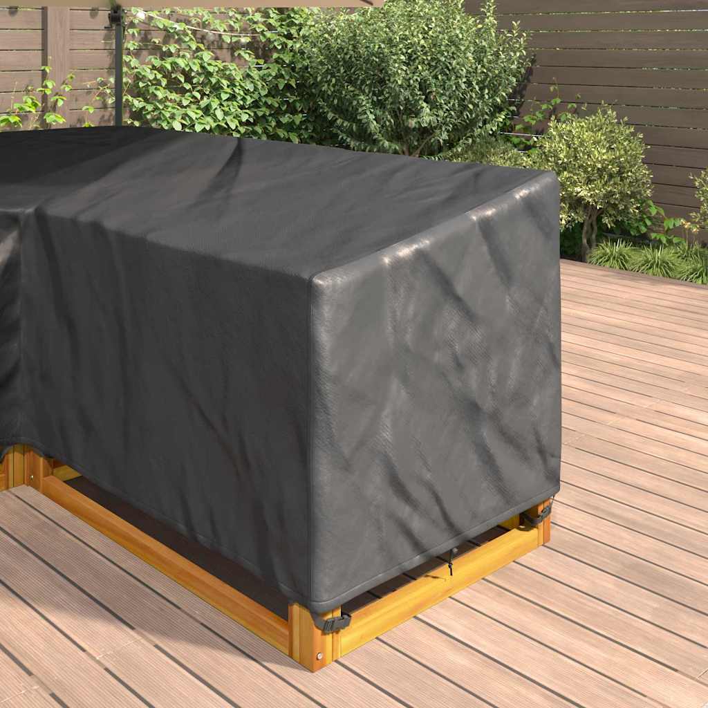 Möbelbezug Schwarz 235 x 235 x 85 cm 210D Oxford Stoff
