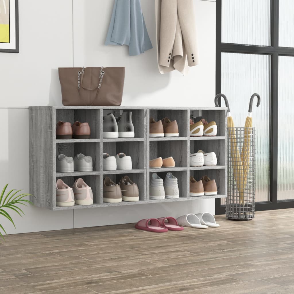 Schuhregale 2 Stk. Weiß 52,5x30x50 cm