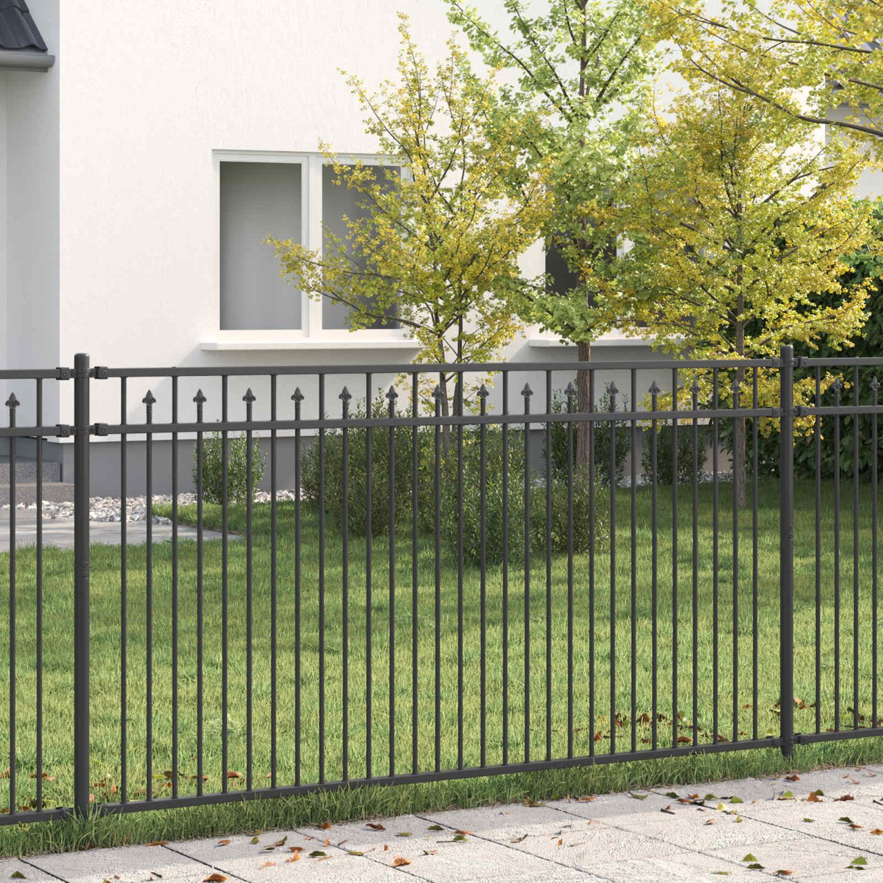 Spitzenzaun BAARLO Schwarz