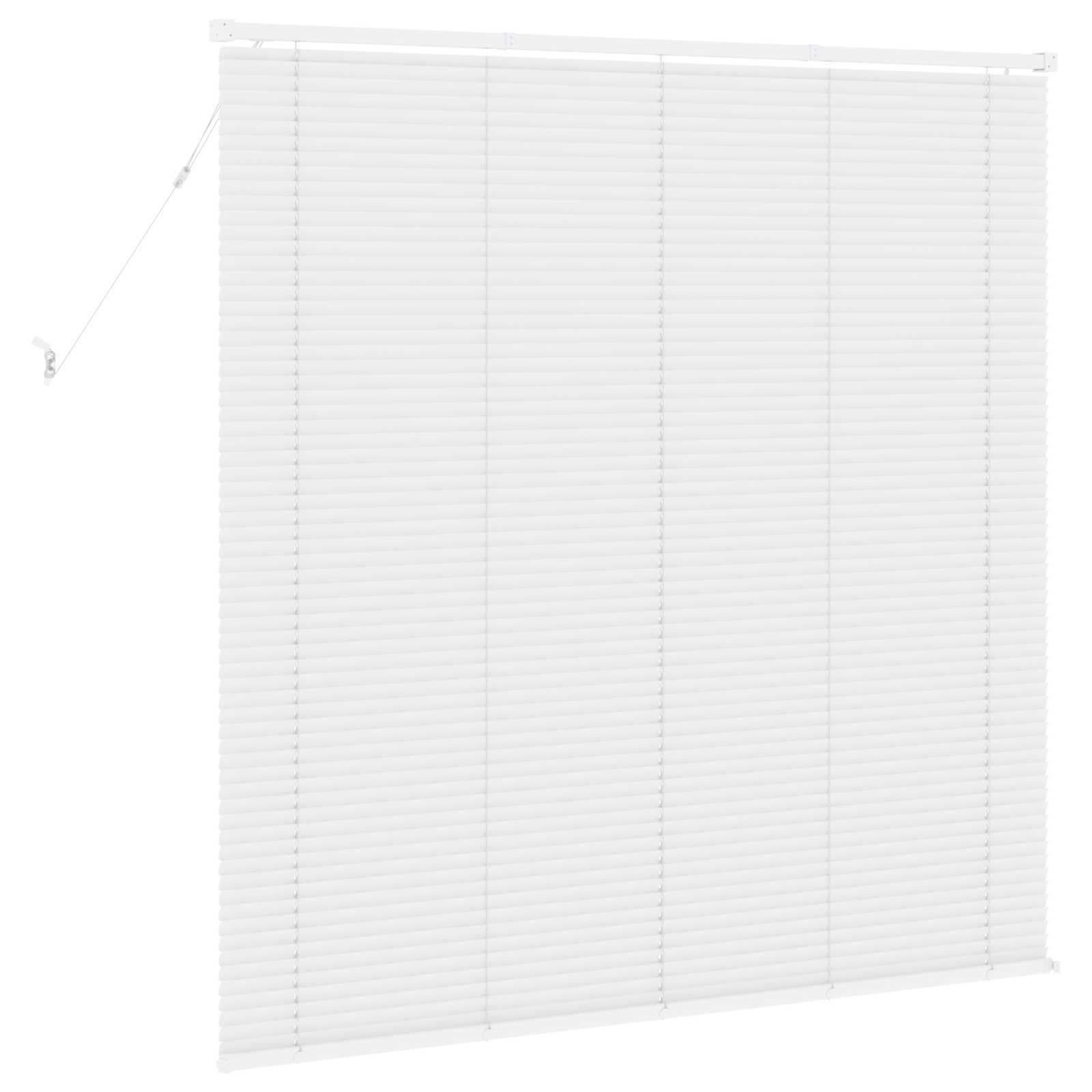 Jalousie Silber Grau 150 x 40 cm 25 mm PVC