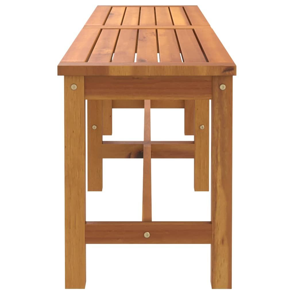 Gartenbank 110x35x45 cm Massivholz Akazie