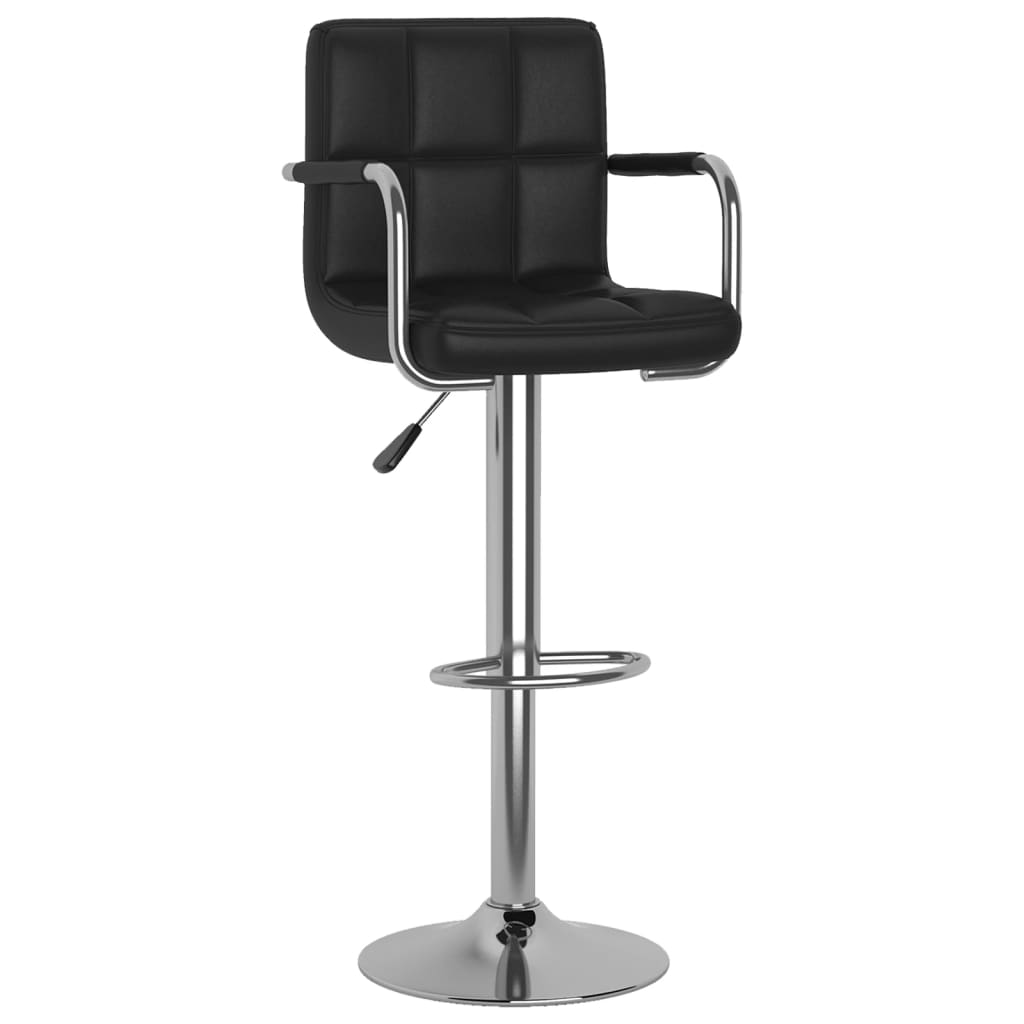Barhocker 2 Stk. Rot Kunstleder