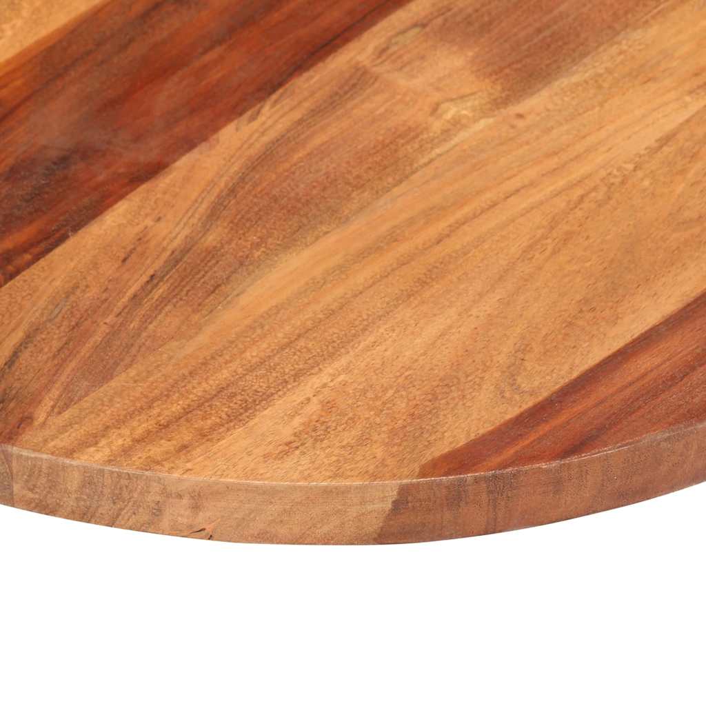 Tischplatte Massivholz Akazie Rund 15-16 mm 40 cm
