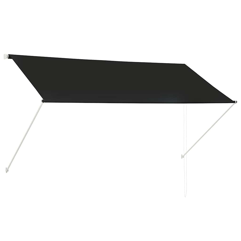 Einziehbare Markise 150×150 cm Blau und Weiß