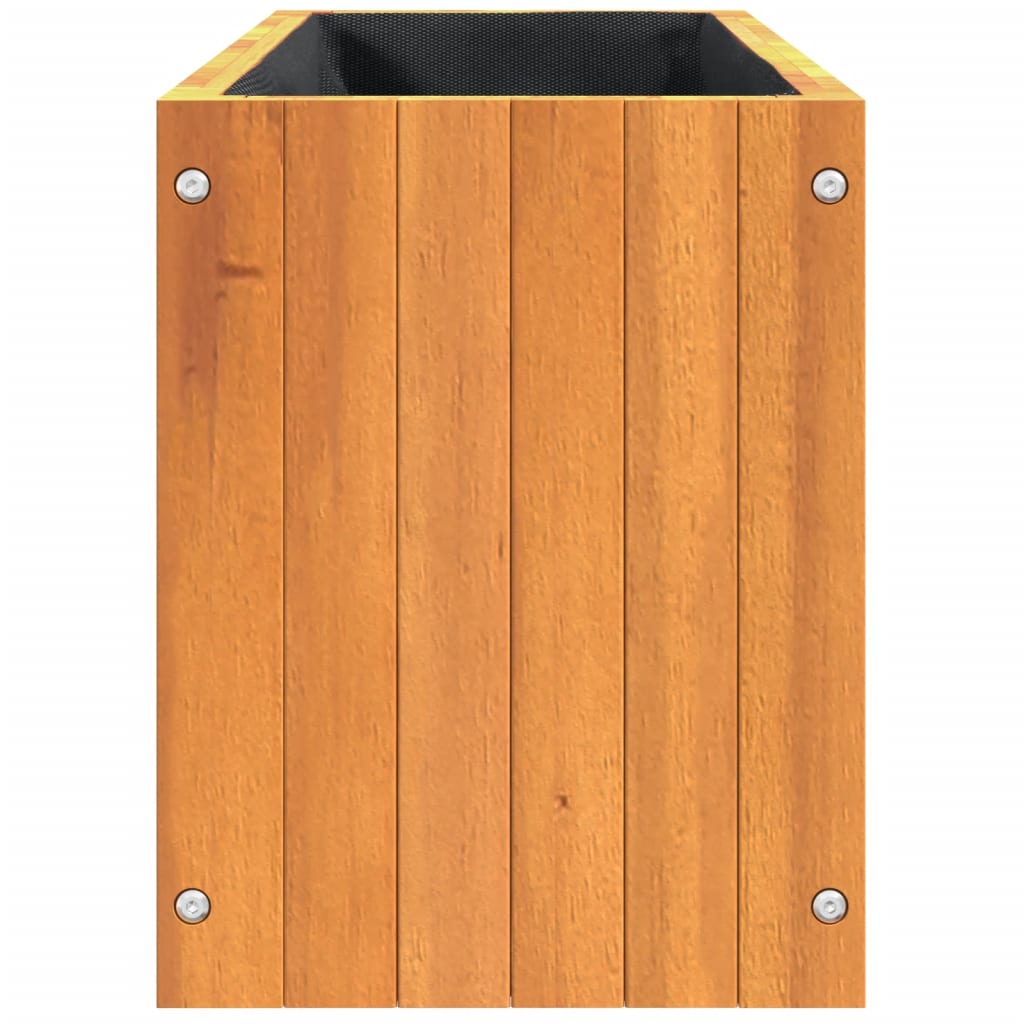 Pflanzkübel 25x25x25 cm Massivholz Akazie