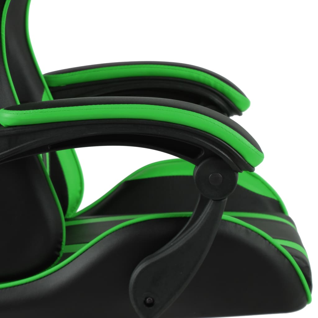 Gaming-Stuhl Schwarz und Blau Kunstleder