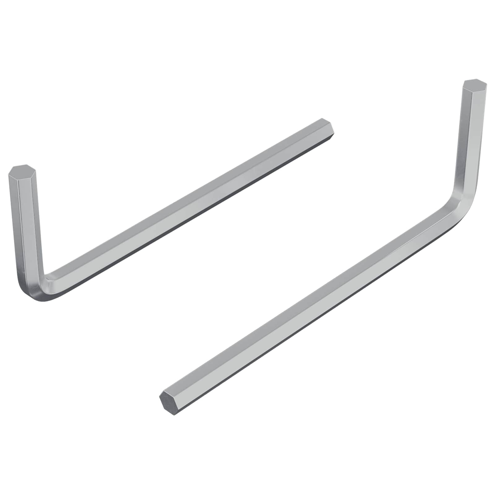 Inbusschlüssel 2 pcs Silber 20 x 52 mm Stahl