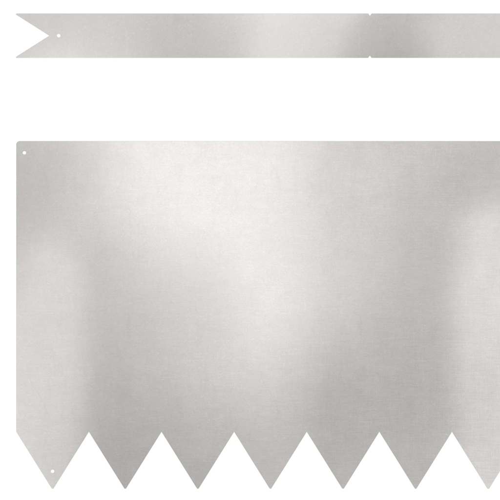 Raseneinfassung 50 pcs Schwarz 100 x 0,05 x 20 cm
