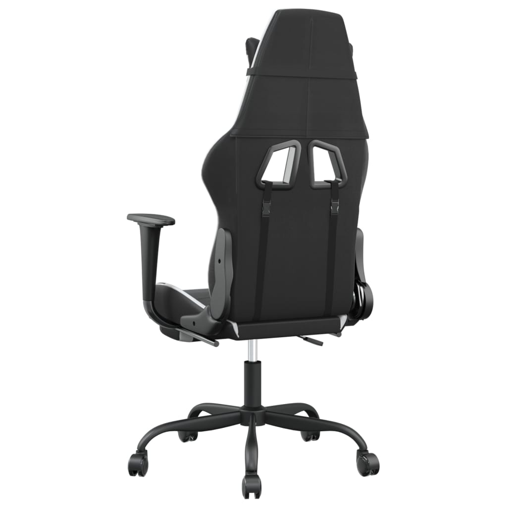 Gaming-Stuhl mit Massagefunktion Schwarz und Rot Kunstleder