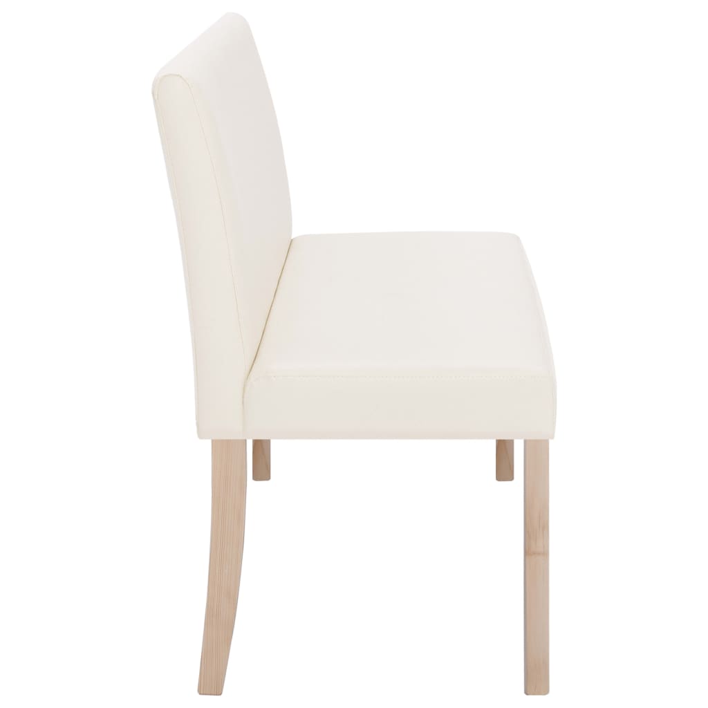 Sitzbank 139,5 cm Grau Kunstleder