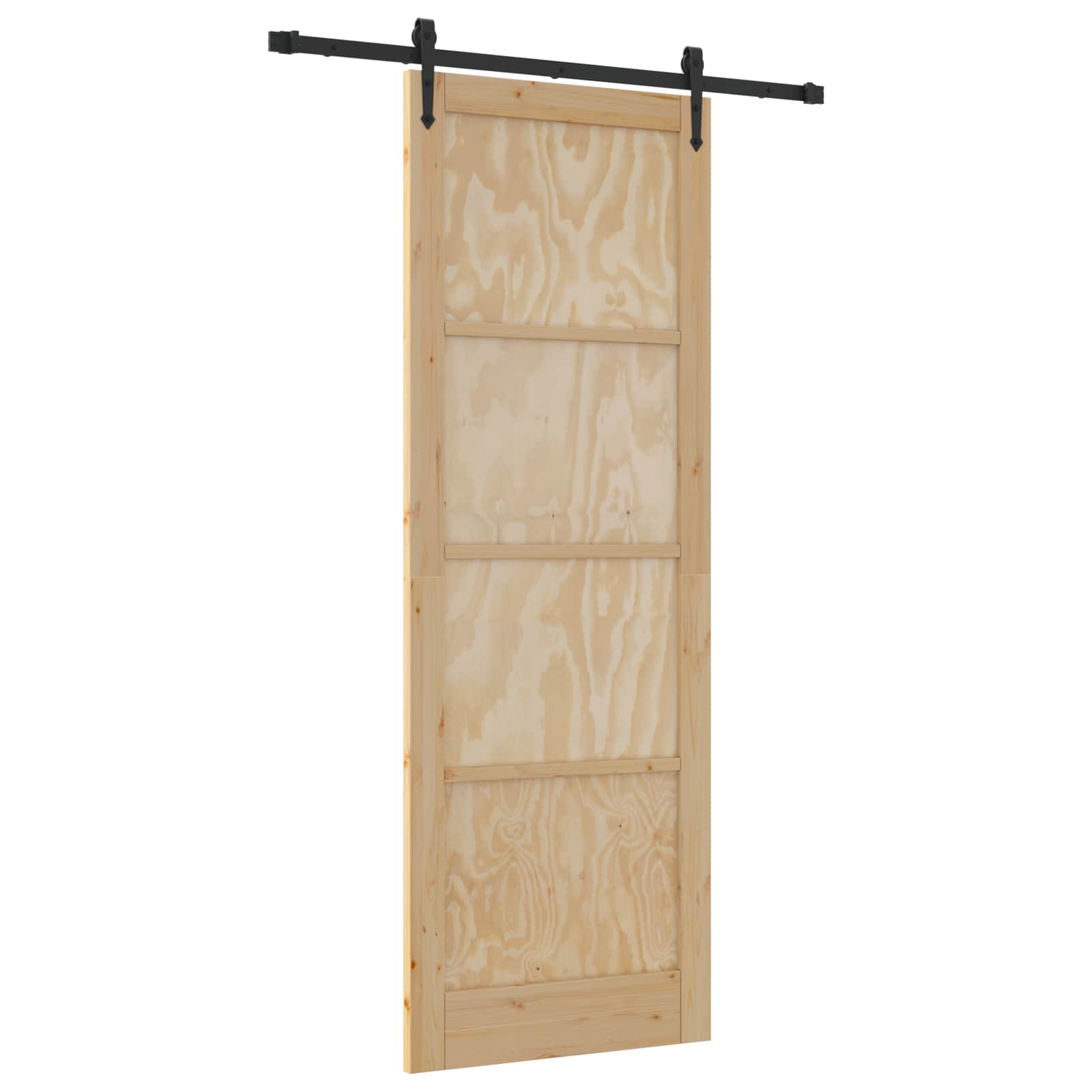 Schiebetür ORKDAL Natur 61 x 198,5 cm Massives Kiefernholz