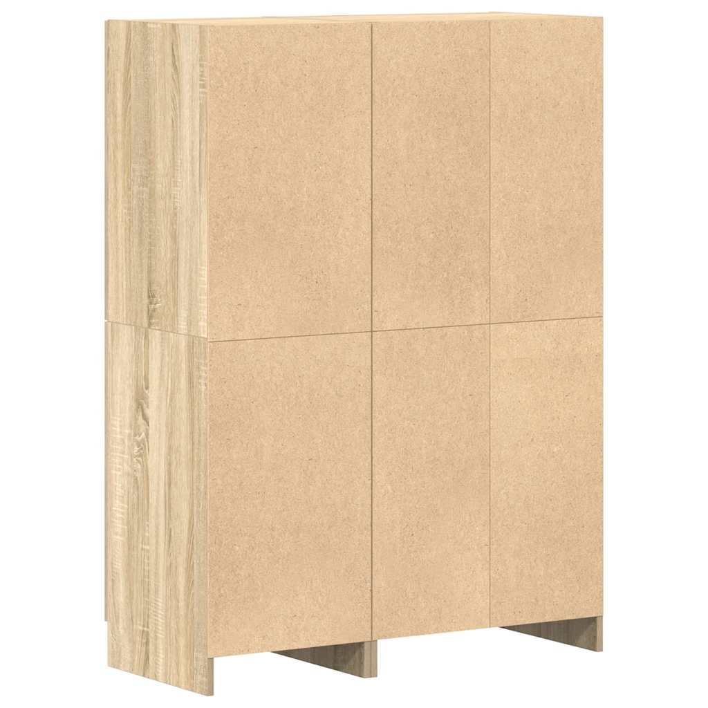 2-tlg. Küchenschrank-Set Weiß Holzwerkstoff