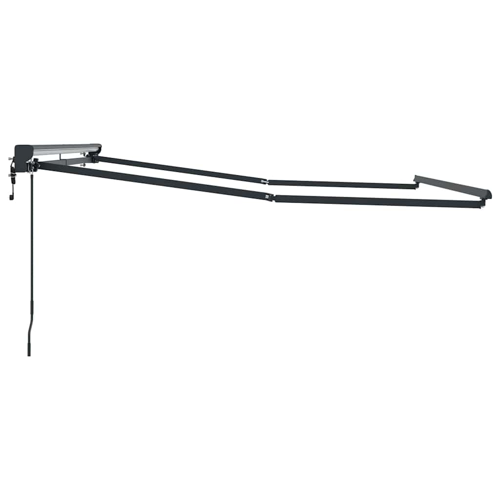 Markisenrahmen Verstellbar Weiß 2,5 x 2 m Stahl
