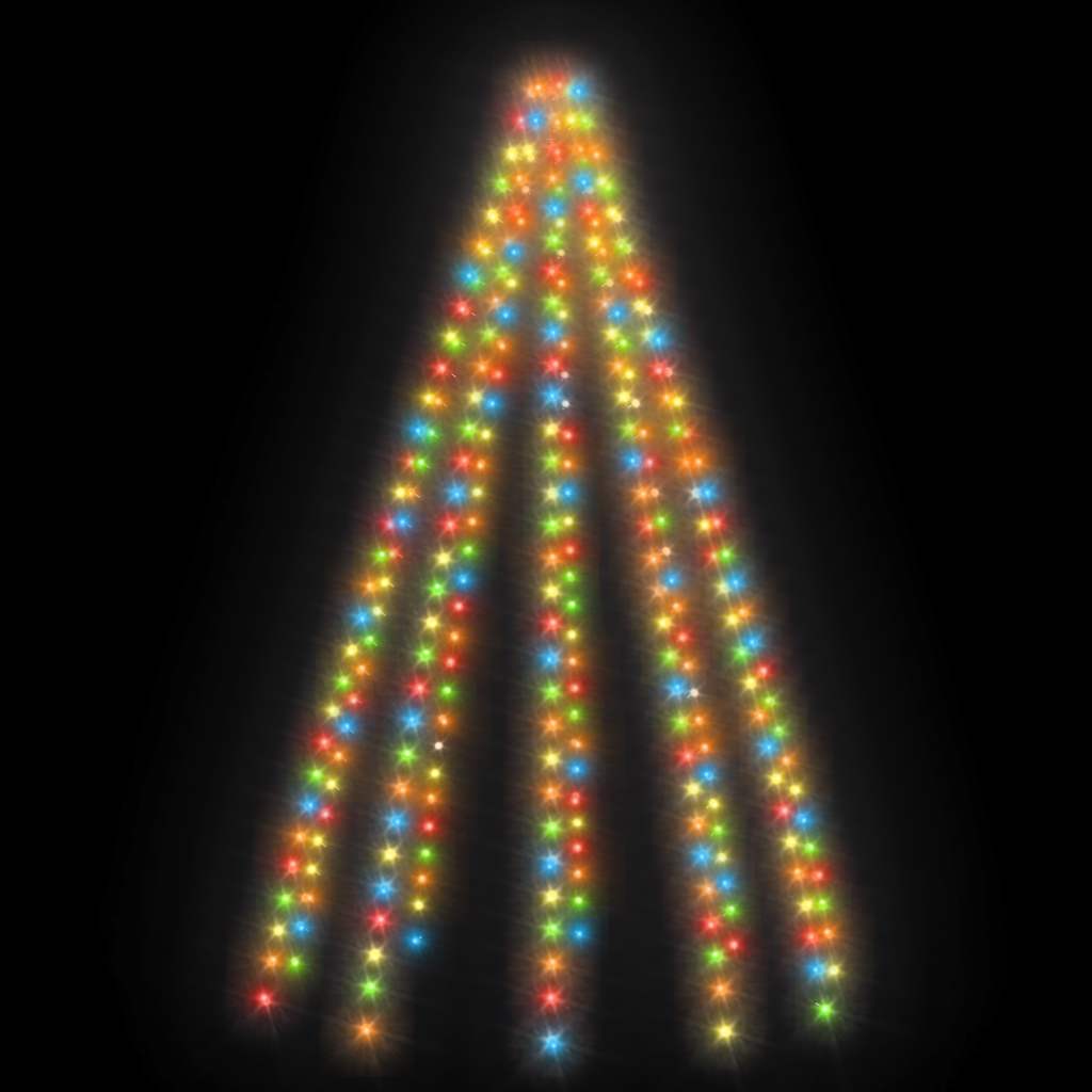 Weihnachtsbaum-Lichternetz mit 180 LEDs Kaltweiß 180 cm