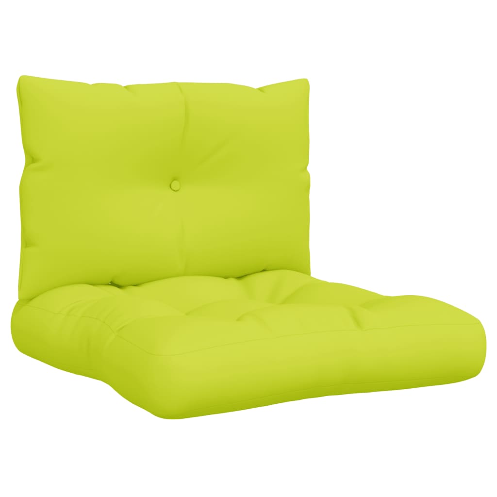 Palettenkissen 3-tlg. Taupe Stoff