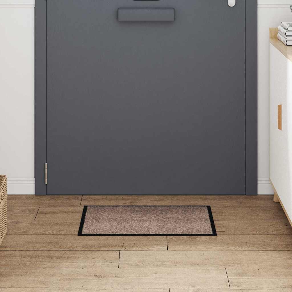 Fußmatte Anthrazit 60 x 40 x 1,2 cm Teddystoff