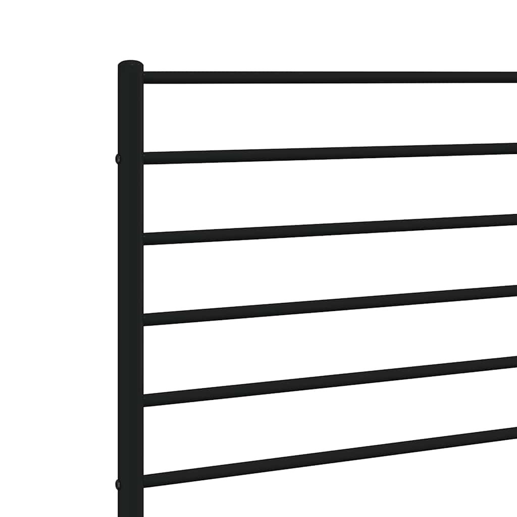 Ersatz-Kopfteil Metall Schwarz 80 cm