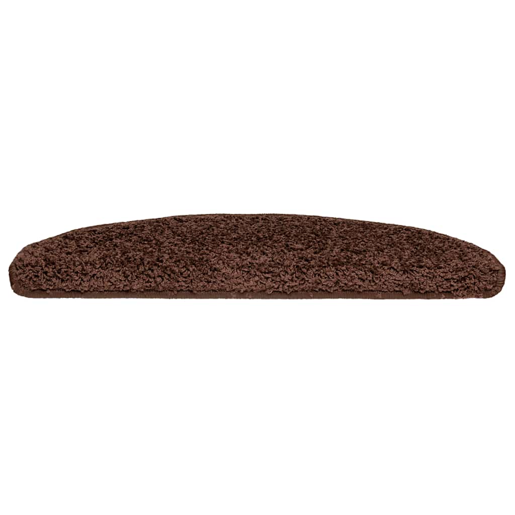Stufenmatten 15 Stk. 56x17x3 cm Grau Halbrund