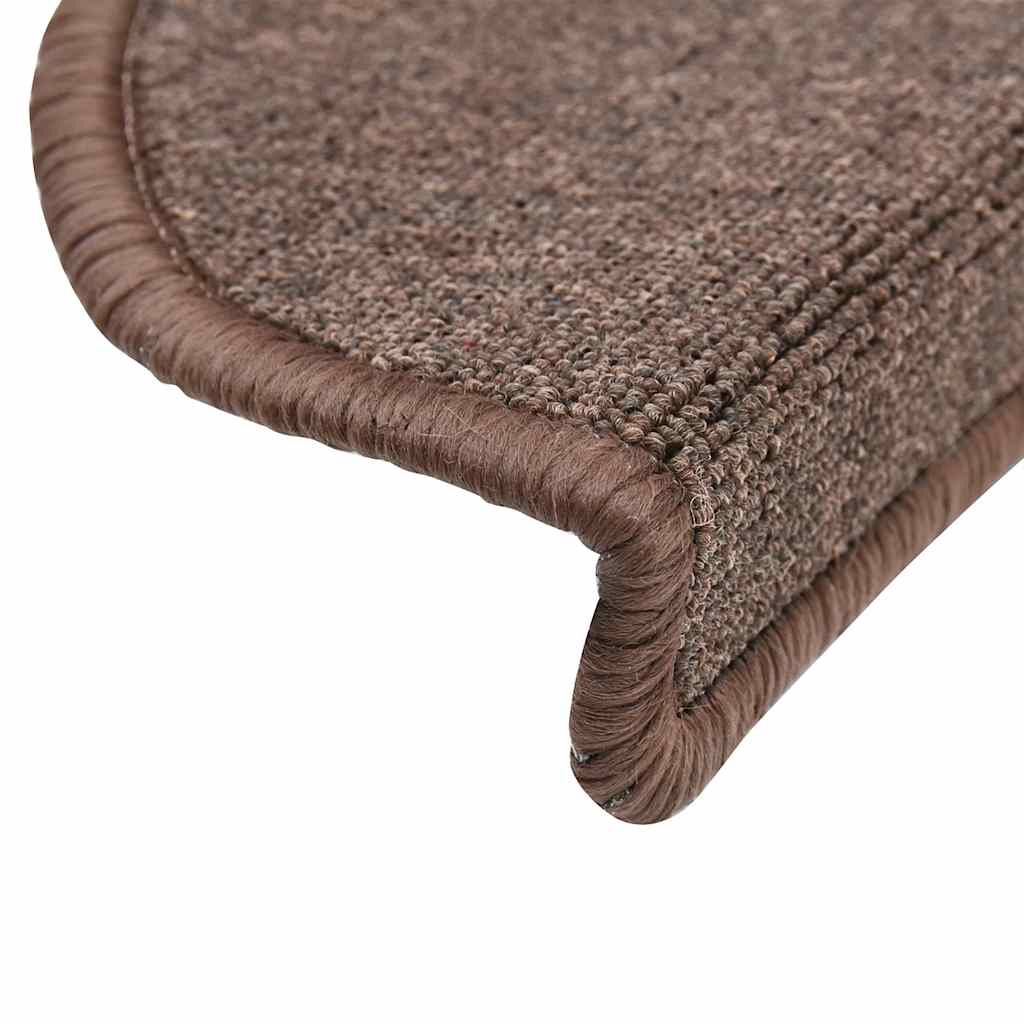 Stufenmatten 15 Stk. 56x17x3 cm Anthrazit Halbrund