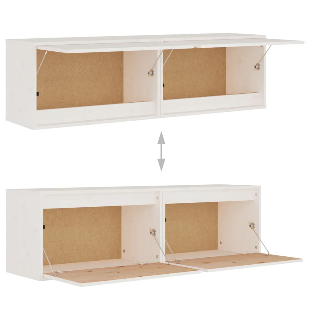 Wandschrank 60x30x35 cm Massivholz Kiefer