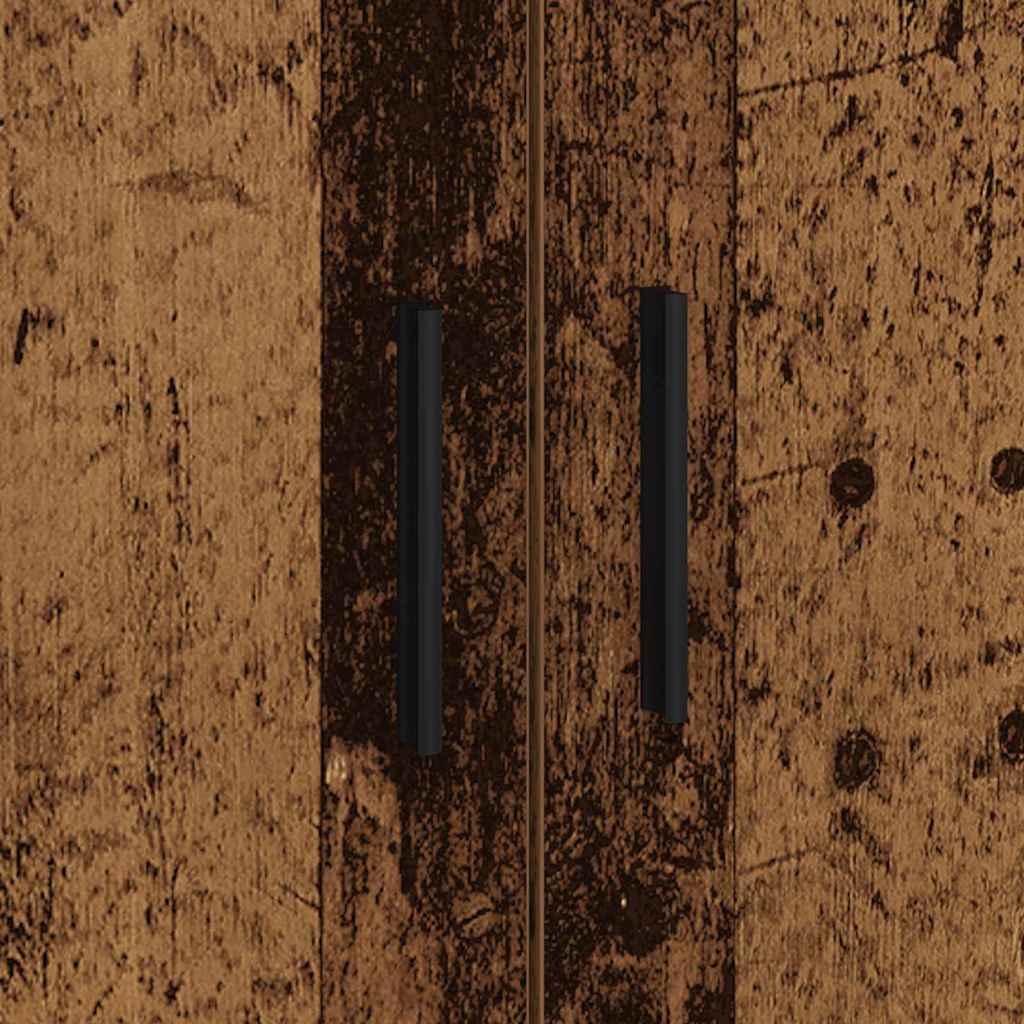 Aufbewahrungsbettgestell mit Speicher Weiß 80 cm Holzwerkstoff