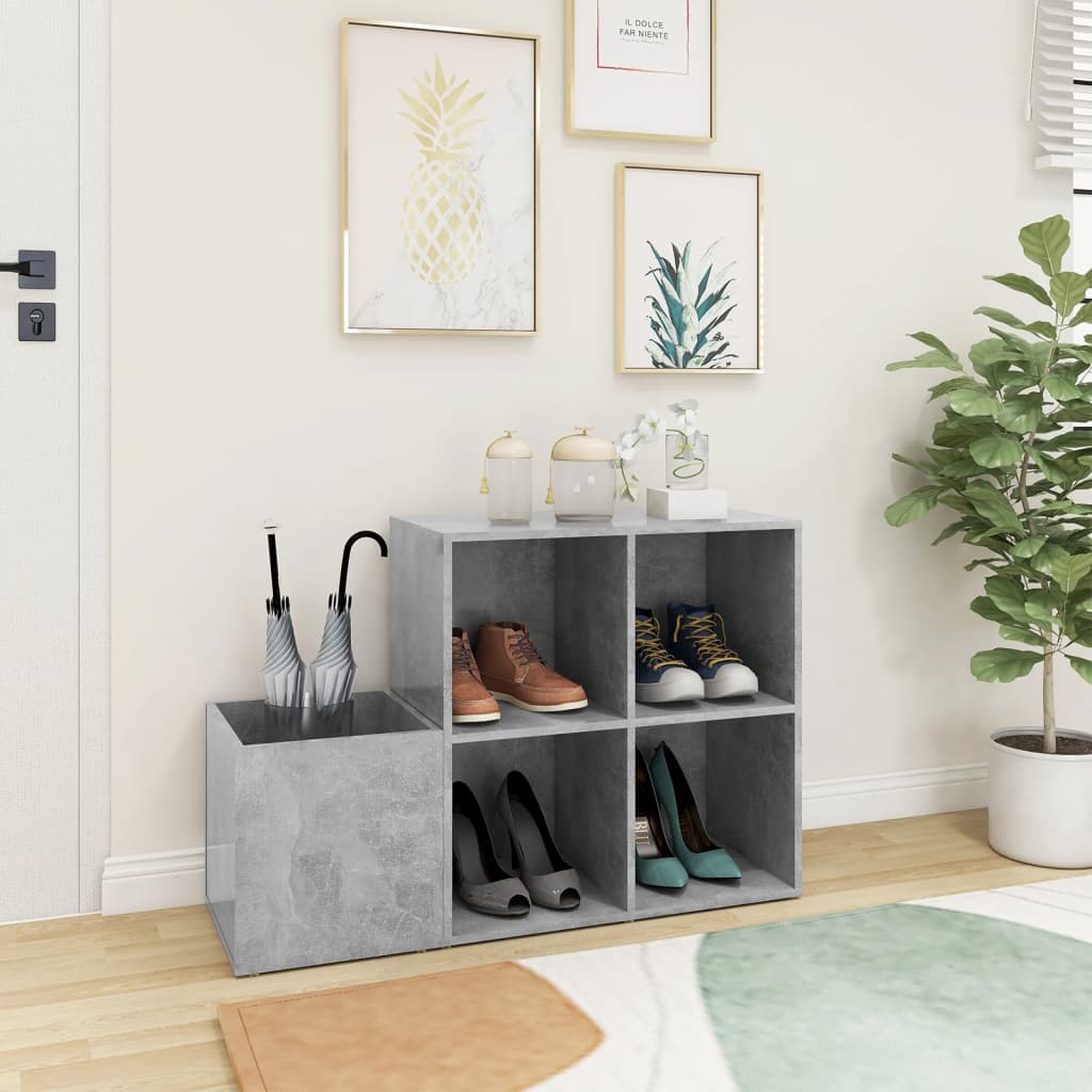 Flur-Schuhschrank Weiß 105x35,5x70 cm Holzwerkstoff