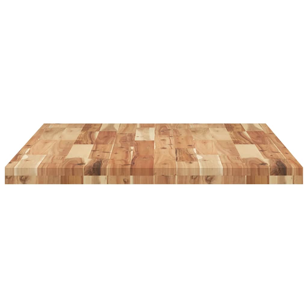 Tischplatte Rechteckig 60x50x2 cm Massivholz Akazie